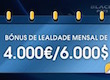 Receba um bónus de €4000 todos os meses no William Hill Casino